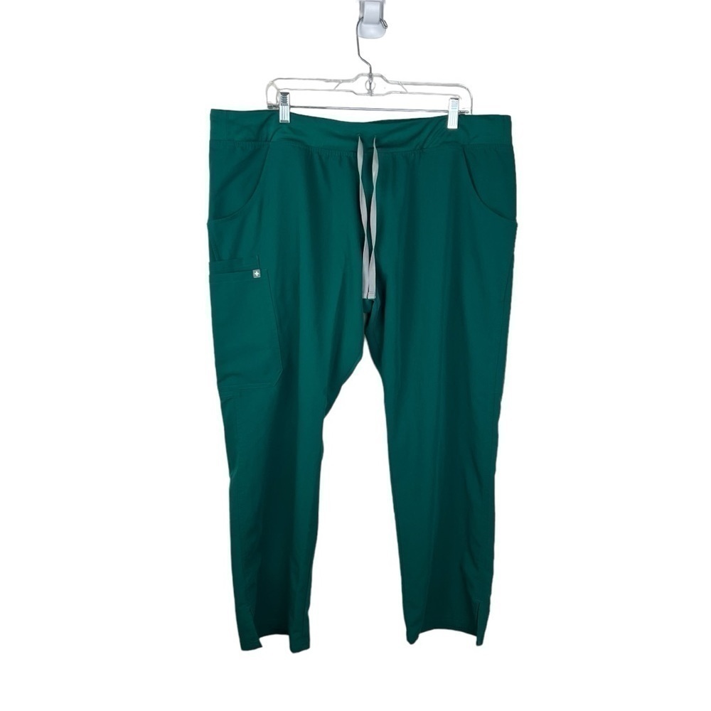 Figs Kade Green Scrub Pants